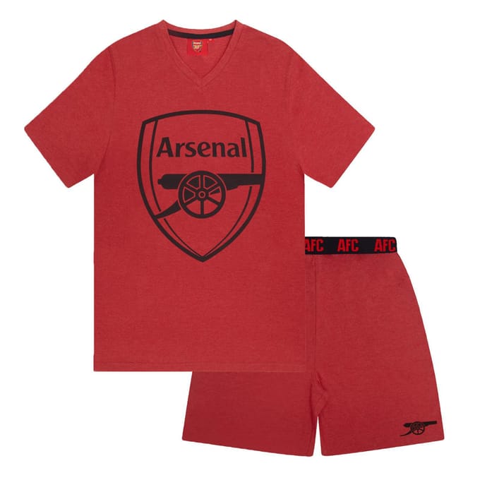 Arsenal FC Mens Short Pyjama Set L