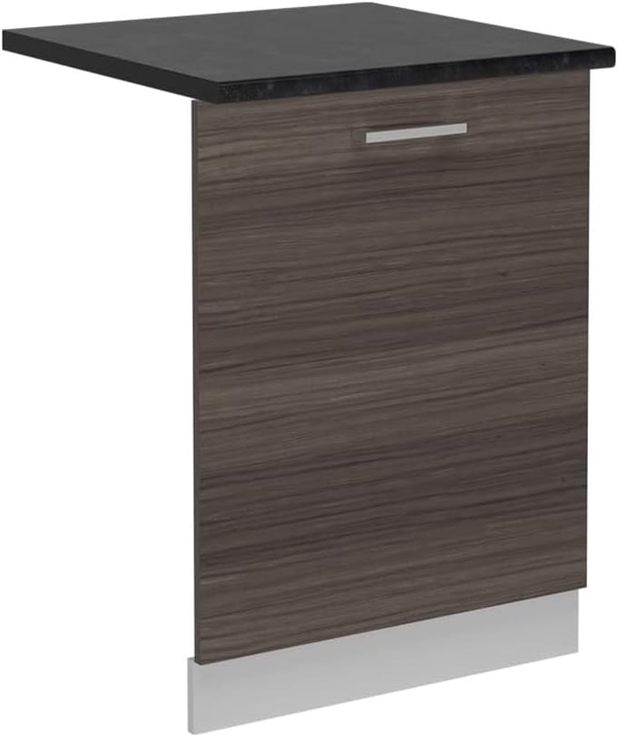 Vaatwasserfrontpaneel - Keukenfront - Keuken Integratie - Modulair Ontwerp - 60 cm Breed - Antraciet