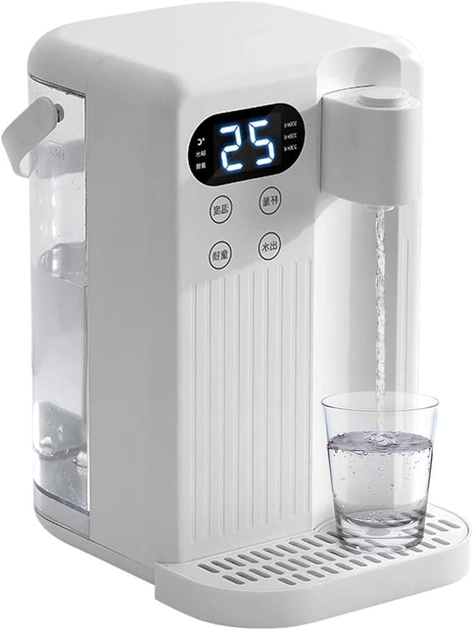 Heetwaterdispenser - Waterkoker - Direct Warm Water - Instelbare Temperatuur - 3 Liter - Wit