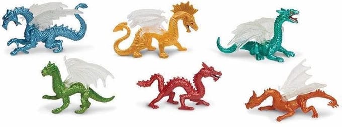 Safari Speelset Dragons Designer Toob Junior 6-delig
