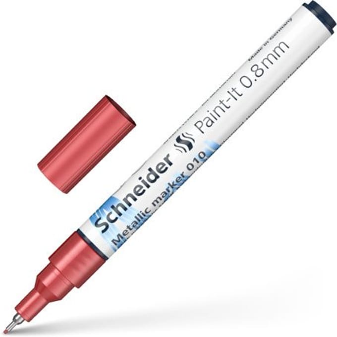 Schneider metallic marker - Paint-It 010 - 0.8mm - rood metallic - S-ML01001124