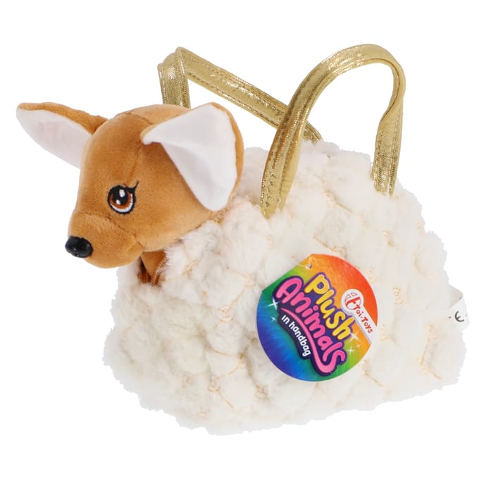 Toi-Toys Dog Plush Chihuahua Handbag Red
