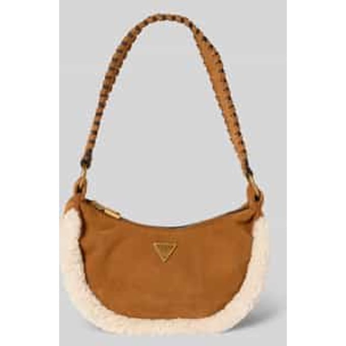 GUESS schoudertas Amita Hobo Bag Cognac Lichtbruin