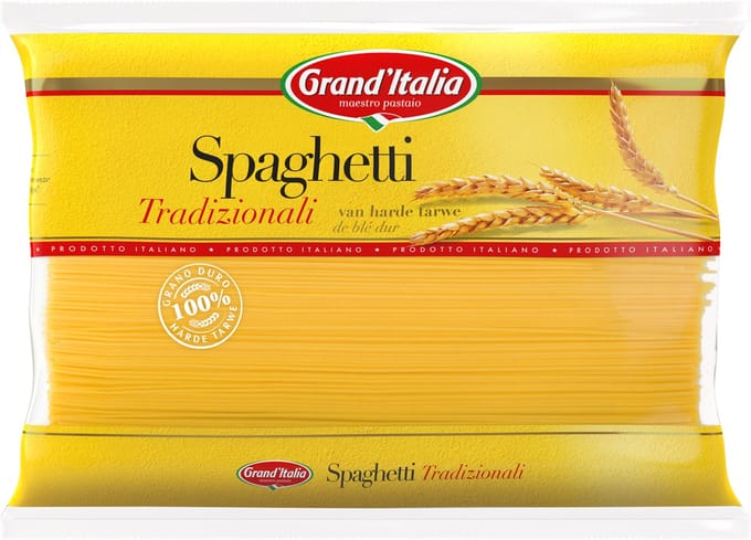 Grand'Italia Spaghetti durum tarwe - 1 x 3 kilo