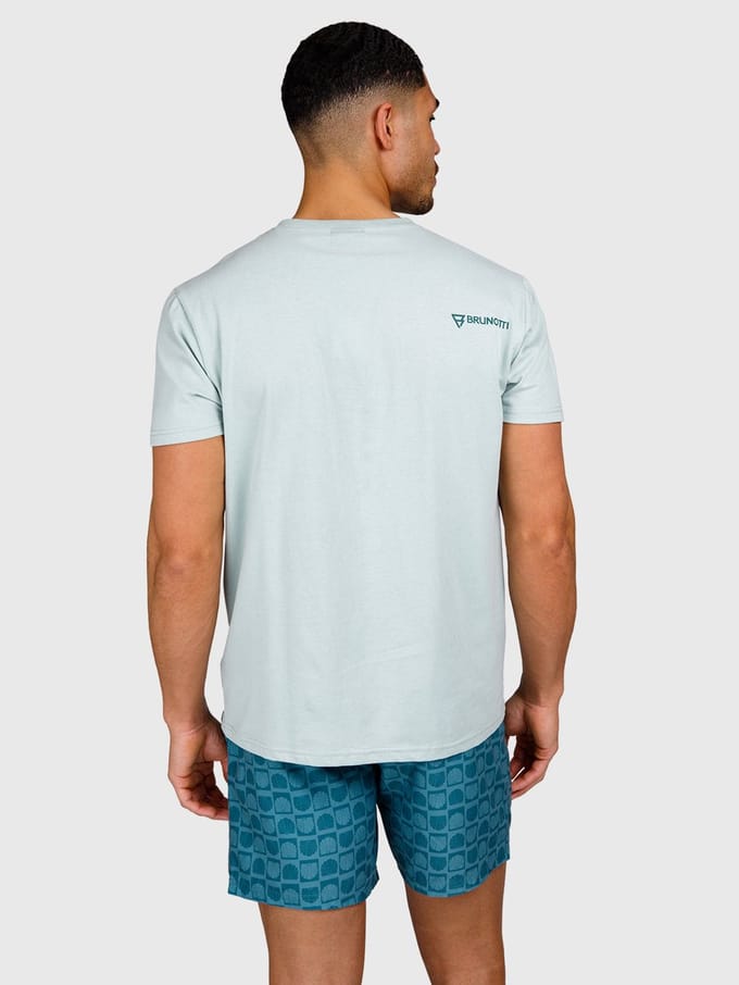 Brunotti - Jelledee - T-Shirt Mist - 100% Katoen - Regular Fit - Crewneck - L