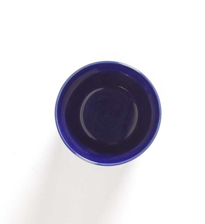 Serax Feast Theekopje - Set - blauw/stripes wit