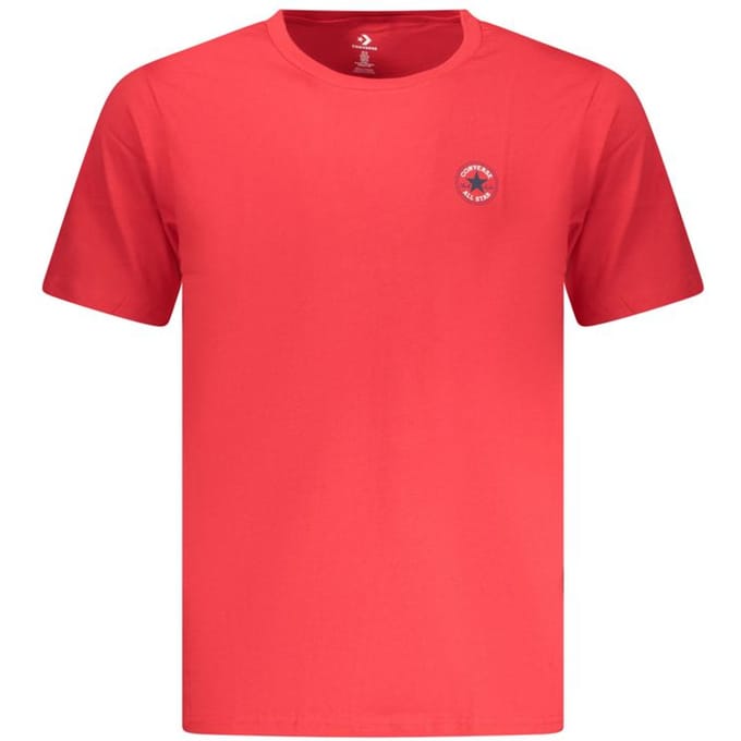 Converse Grigio Katoenen Heren T-shirt