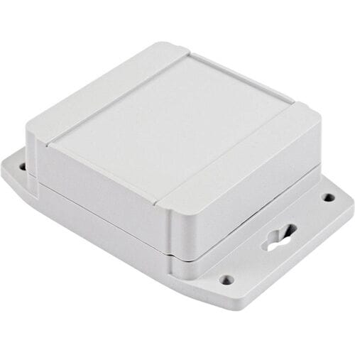 Hammond Electronics 1555E2F17GY Universele behuizing 90 x 90 x 38 Polycarbonaat Lichtgrijs 1 stuk(s)