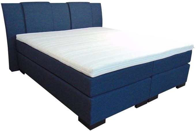 Slaaploods.nl Zeus - Boxspring inclusief matras - 160x210 cm - Blauw