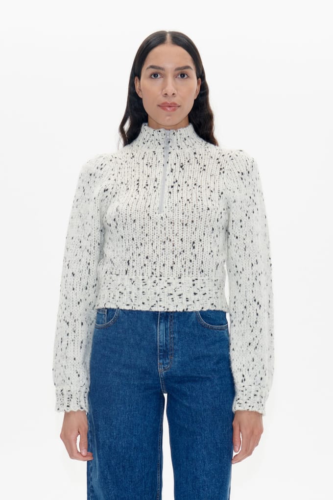 Baum und Pferdgarten Chesa Sweater Whisper White Taglia: S | Maglioni a maglia Outlet | Donna | Bianco