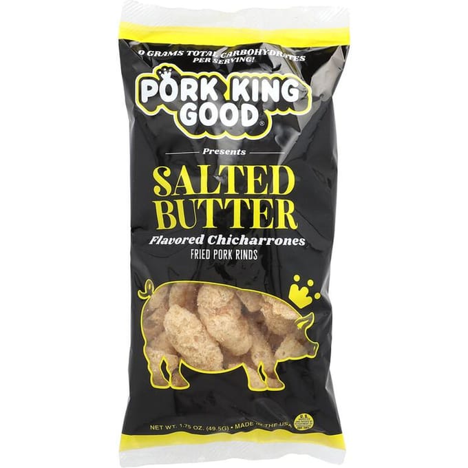Chicharrones aromatisés, Beurre salé, 1,75 oz (49,5 g)