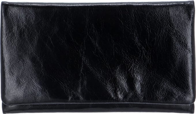 abro Leren Koppeling Avondtas Leather Athene Clutch Bag Navy Blauw