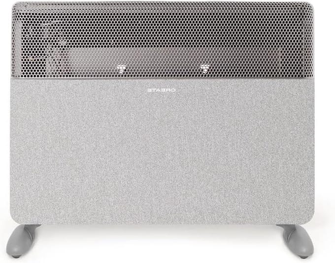 Convector Verwarming - Elektrische Kachel - Ruimte Verwarmen - Inverter Technologie - 1500 Watt - Grijs