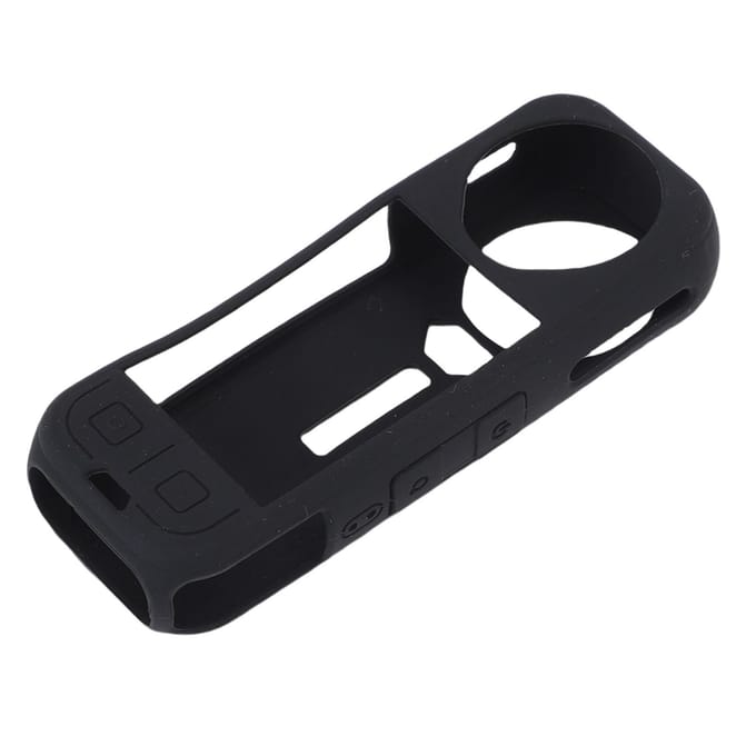 Siliconen Hoes Geschikt voor Insta360 X5 Eenvoudig te Demonteren Krasbestendig Actiecamera Beschermhoes Cover black