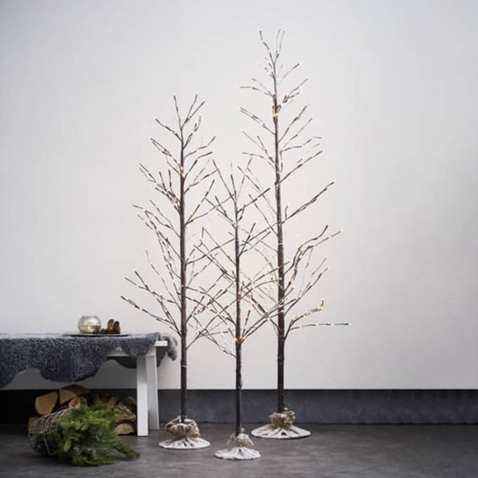 STAR TRADING LED decoratieve boom Tobby Tree IP44 bruin hoogte 120cm