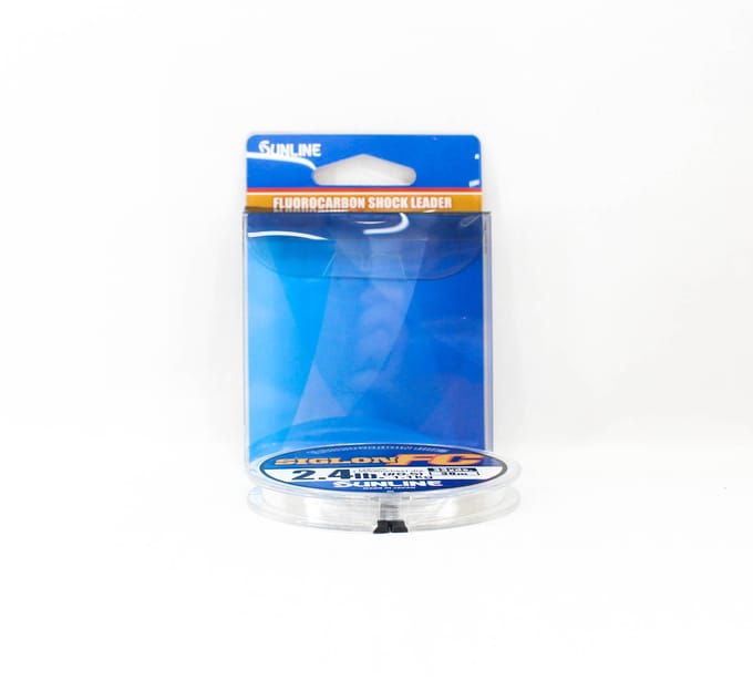 Sunline Fluorocarbon Leader Siglon FC 100% 30m 2.4lb Diameter 0.128mm (8111 schoon