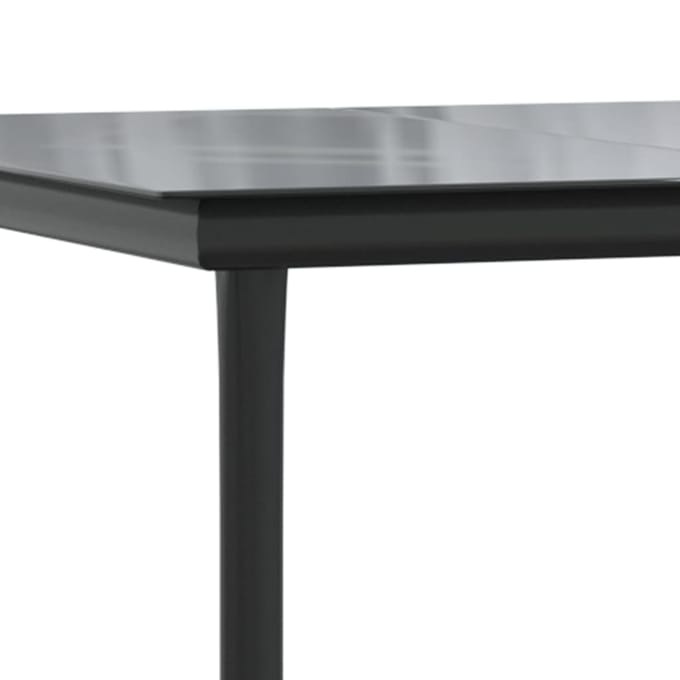 vidaXL - 5-delige - Tuinset - met - kussens - poly - rattan - zwart
