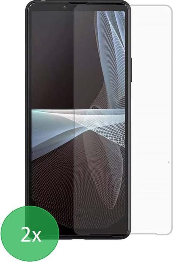 Geschikt Voor: Sony Xperia 10 III - 2x Screenprotector - screen protector - glas - bescherm - beschermglas