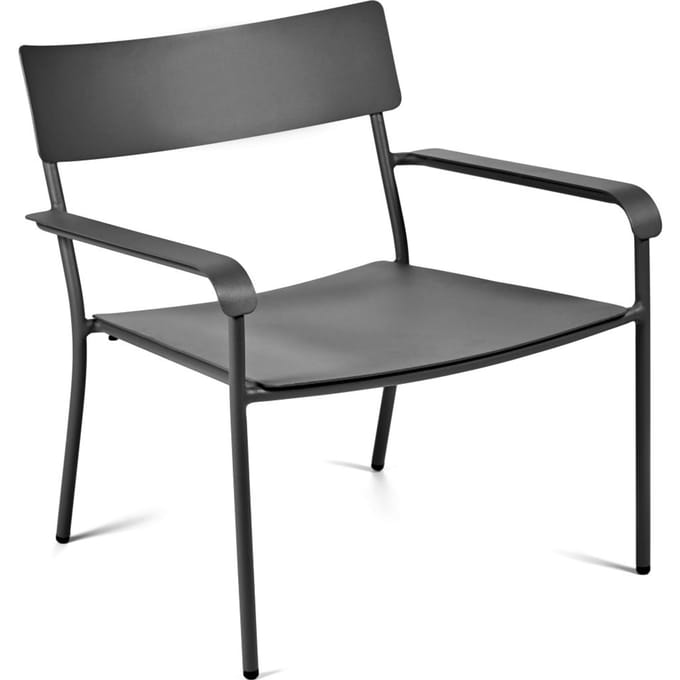 Serax Vincent Van Duysen August Fauteuil met armleuningen Zwart 64x60x70H
