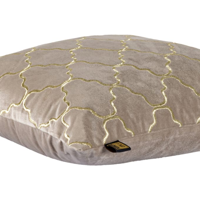 PTMD - Sierkussen Lizze - Beige - 45x3x45cm