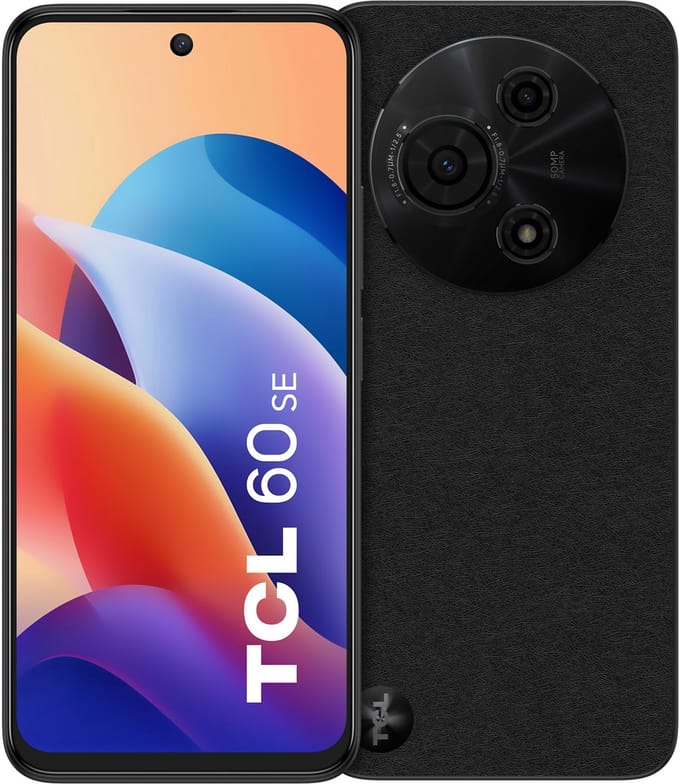 TCL 60 SE 17 cm (6.7") Dual SIM Android 15 4G USB Type-C 8 GB 512 GB 5200 mAh Zwart