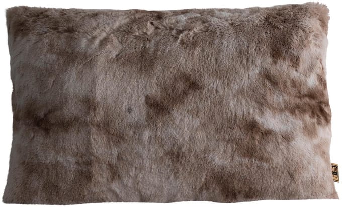 PTMD Linde Sierkussen - 40 x 10 x 60 cm - Fluweel - Bruin