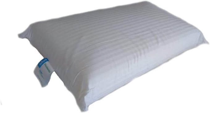 Visco-elastisch Kussen - Bamboe Kussen - Zijslapers Ondersteunen - Extra Hoge Vulling - 90 cm - Wit