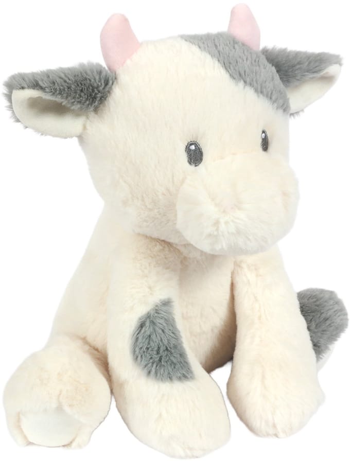PIA Soft Toys-Pluche Knuffeldier - Koe zittend 28 cm