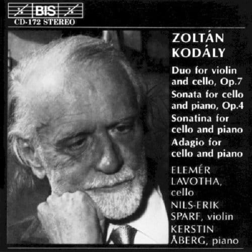 Elemér Lavotha, Nils-Erik Sparf, Kerstin Alberg - Kodály: Duo For Violin, Cello & Piano (CD)