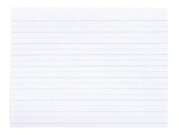 Lijnend Pak Papier A4 formaat - Blanco Regel Papier zonder Rand - 500 Vel