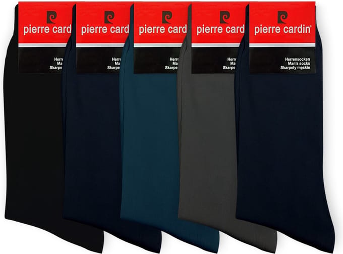 Pierre Cardin Normale Heren sokken - Grijs Mix - 5 Paar - Maat 39-42