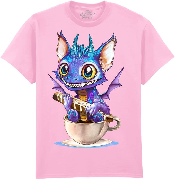 Draak Espresso Dragon The Coloured House T-shirt S