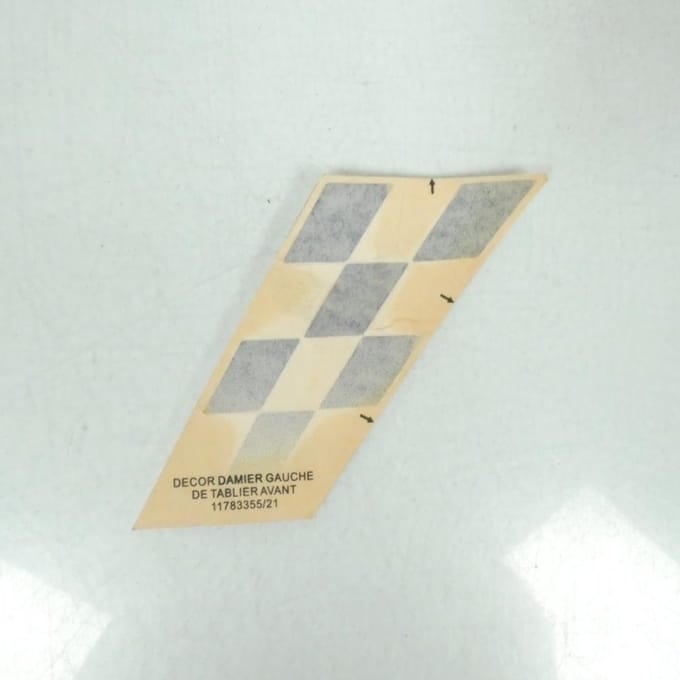 Autocollant tablier AVG pour scooter Peugeot 50 JET FORCE C-TECH 783355PB Neuf