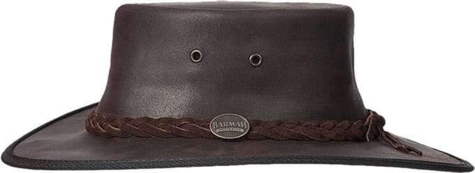 Hatland - Barmah - Squashy Oiled - Bruin - Maat M - Unisex