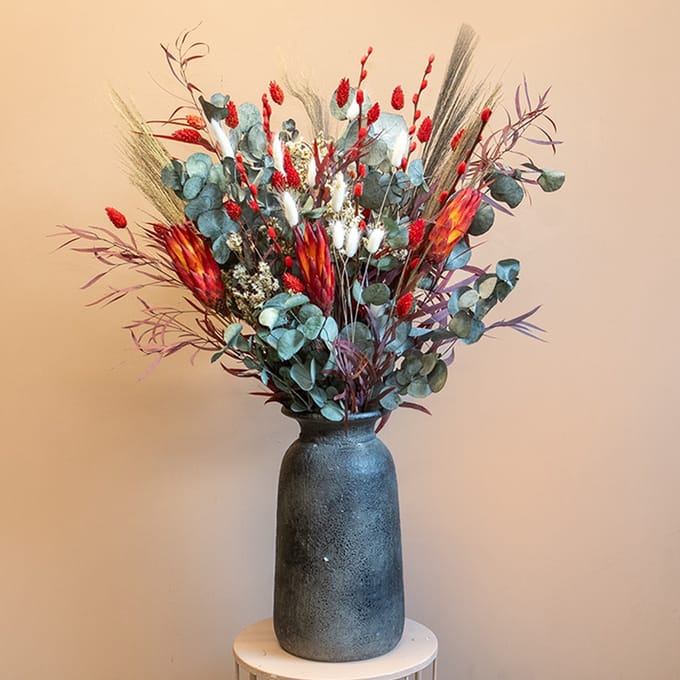 Droogbloemen - Boeket - Tanja - 70 cm - Eucalyptus boeket