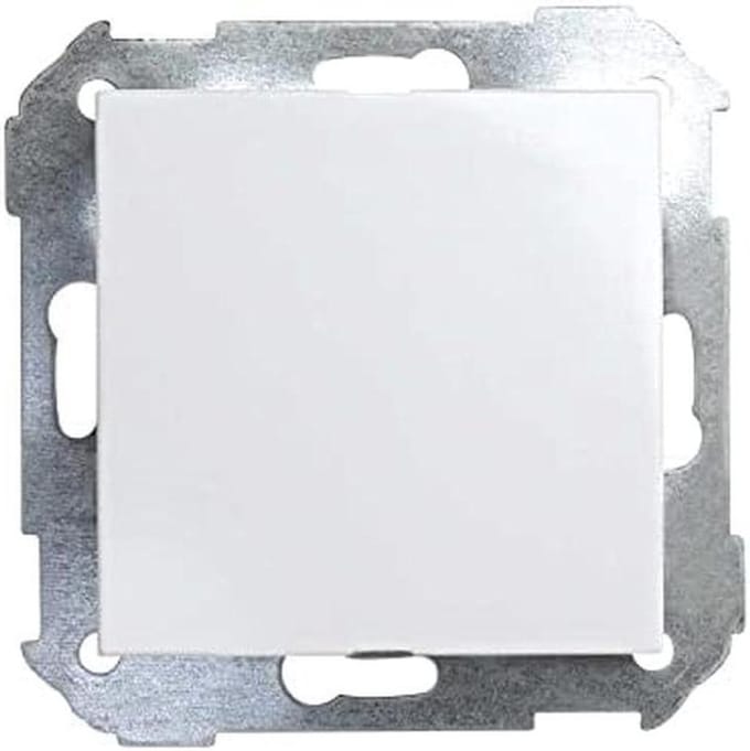 Blindplaat - Wandplaat - Afdekken schakelaars - Blinde lak - 248 x 166 x 84 cm - Wit