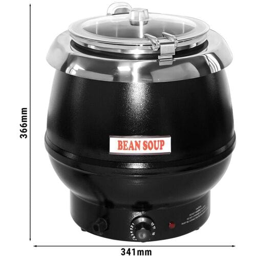GGM Gastro Suppenwärmer - 10 Liter - Schwarz