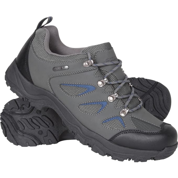 Mountain Warehouse Heren Adventure Waterdichte Wandelschoenen (Donkergrijs)