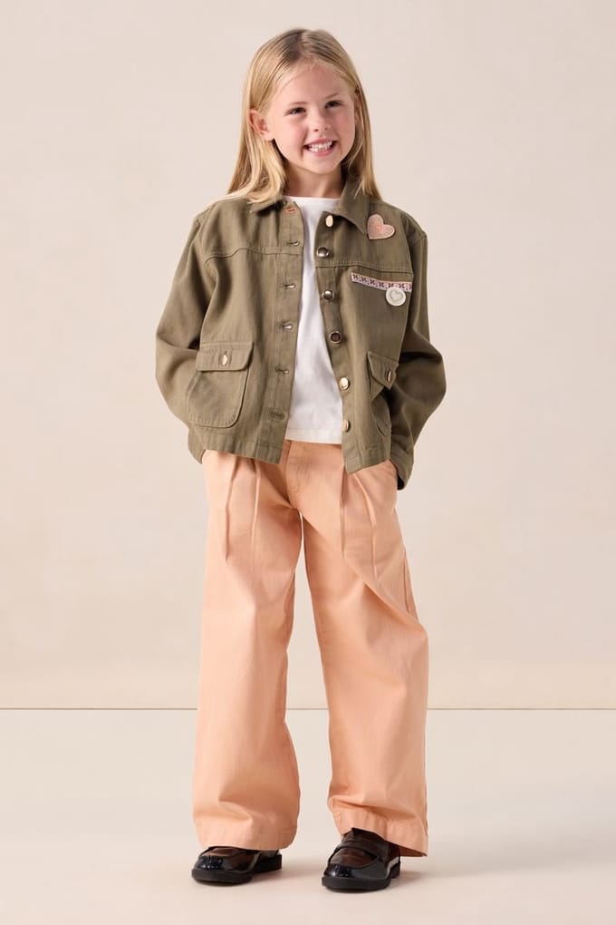 Sissy-Boy - Lichtoranje wide leg jeans