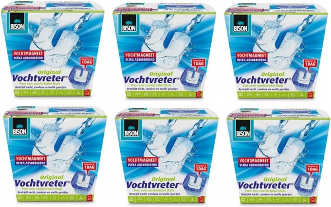 Bison - Vochtvreter - 6 x 450 gr - Voordeelverpakking