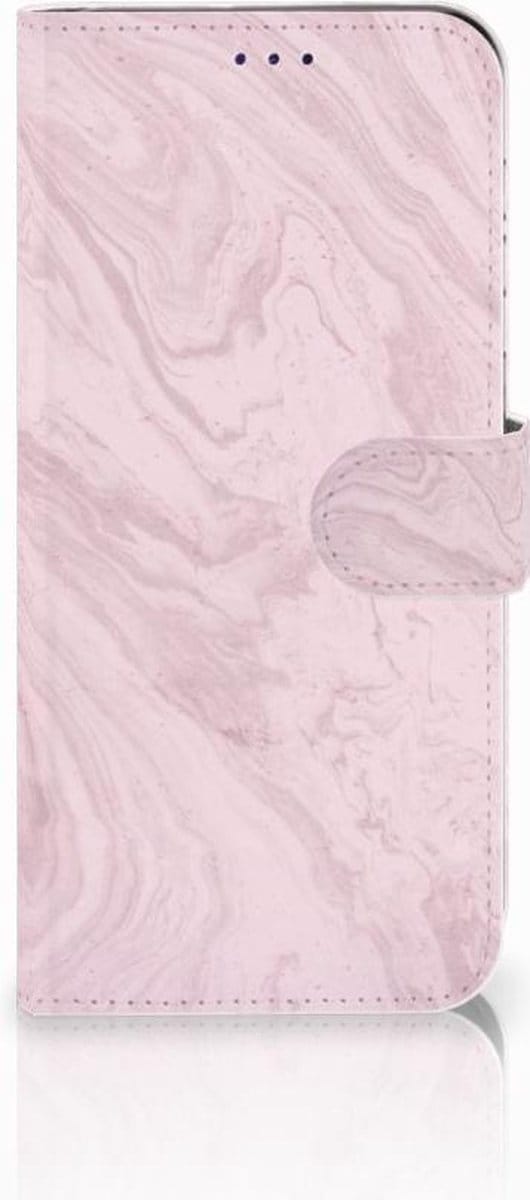 Samsung Galaxy A50 Bookcase Marble Pink - Origineel Cadeau Vriendin