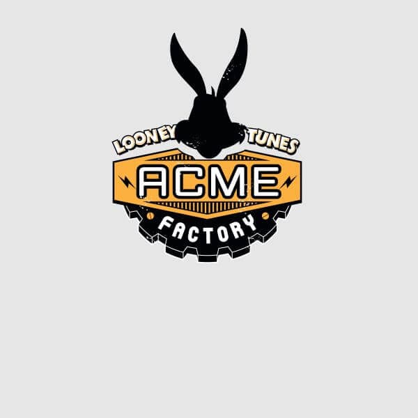 Looney Tunes ACME Logo Women's T-Shirt - Grey - M