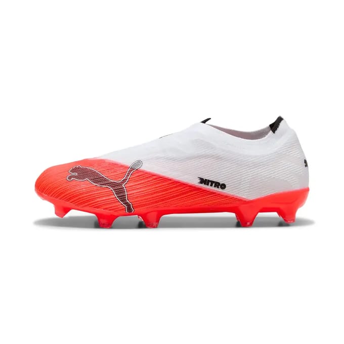 Puma Ultra Nitro 7 Match Ll Fg/ag Voetbalschoenen Rood,Wit EU 45
