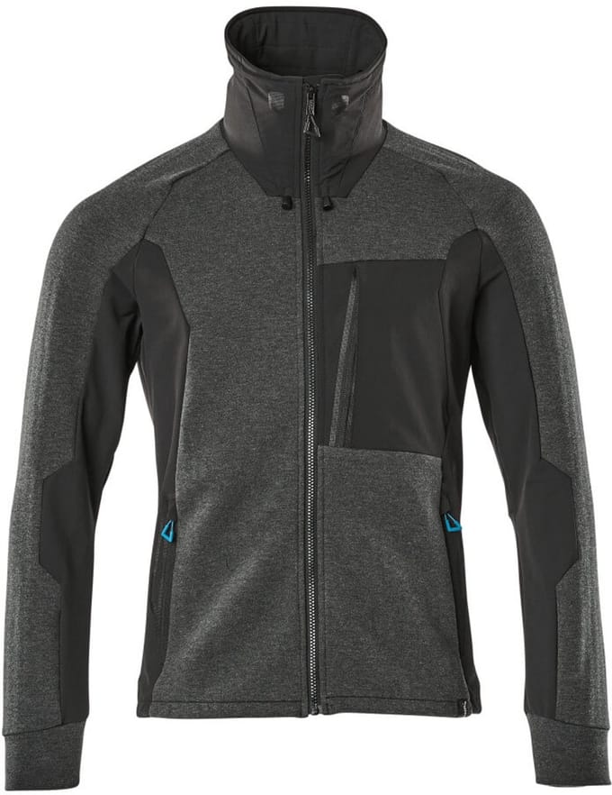 Mascot Advanced Sweatshirt met rits 17484-319 - Zwart - L