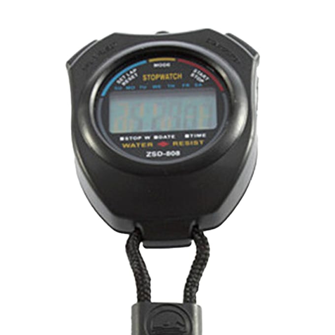 Timer Stopwatch Professioneel 0,01 Seconde Timing Waterdicht Digitaal Sport Stopwatch voor Zwemmen black
