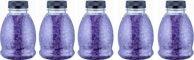 Claudius Badzout Lavendel - 375 gram - Fles met zwarte dop - Set van 5 stuks