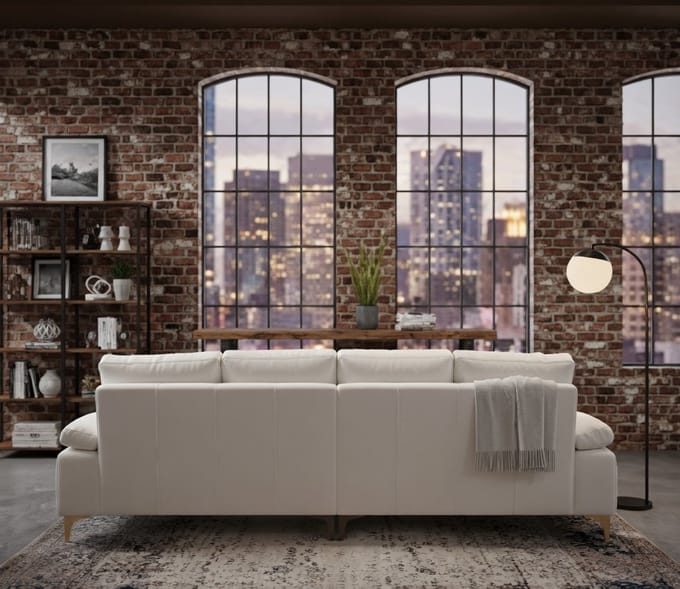 Luxe U-vormige Sectionele Bank in - Medahomestore