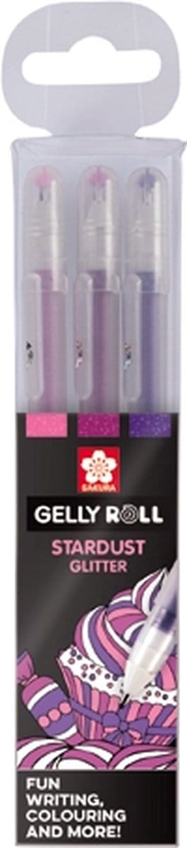 Sakura Gelly Roll Stardust gelpen set 3 - Sweets - glitter effect