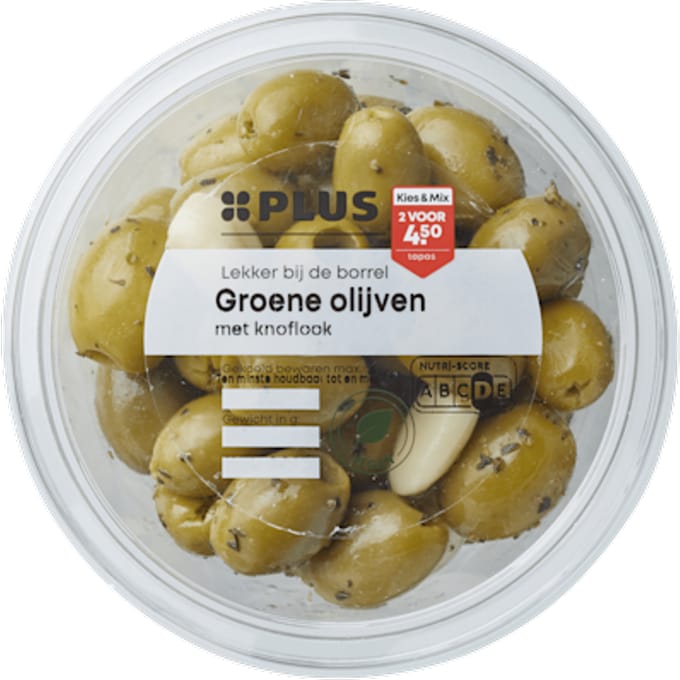 Olijven met knoflook