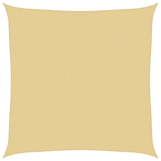 vidaXL - Zonnezeil - 4x4 - m - 100% - polyester - oxford - zandkleurig